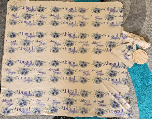Personalized Baby Swaddle Set –