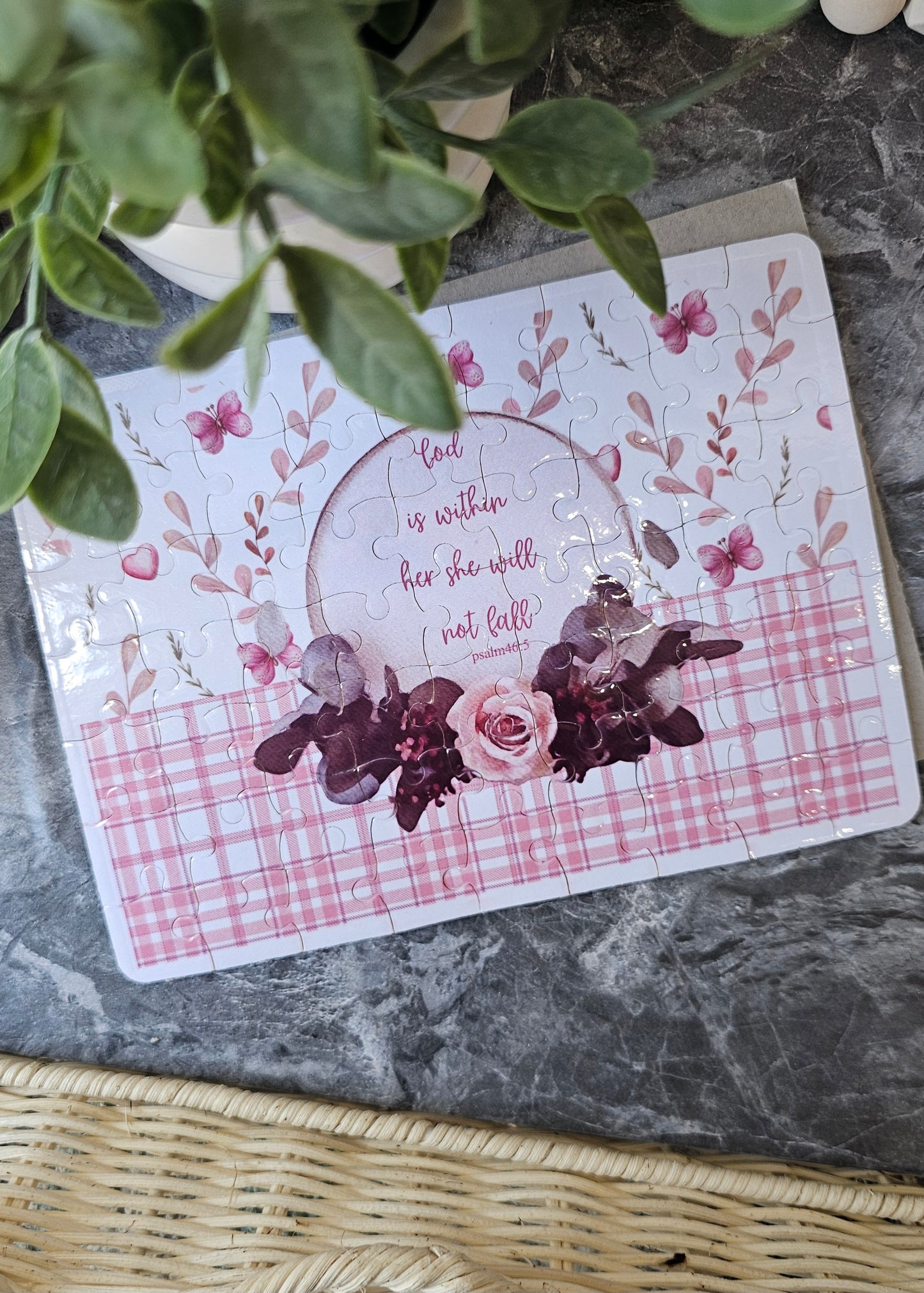 "God is Within Her" Scripture Puzzle