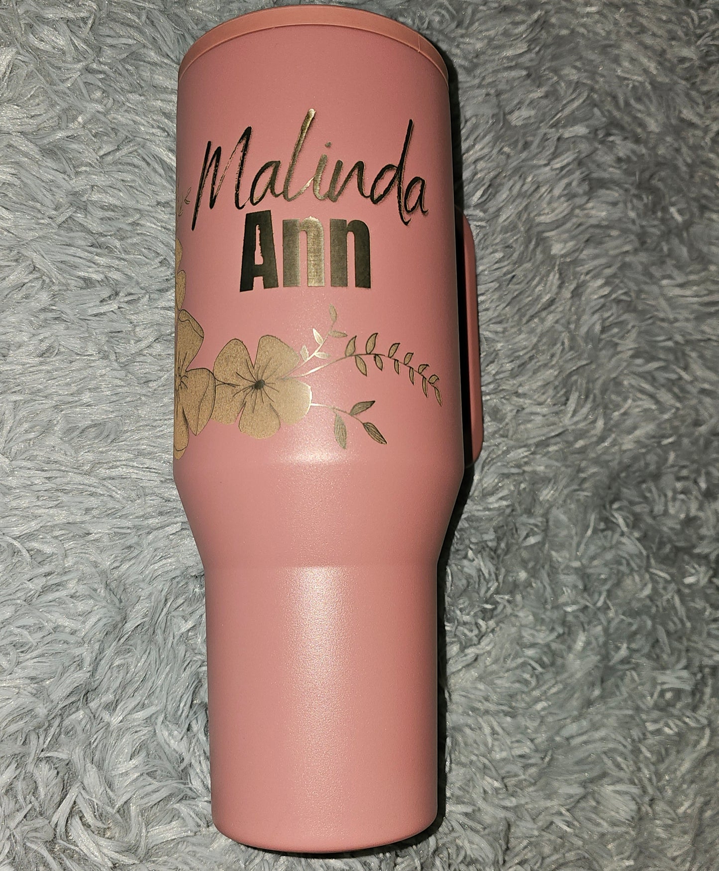 Personalized 40oz Tumbler – Laser Engraved