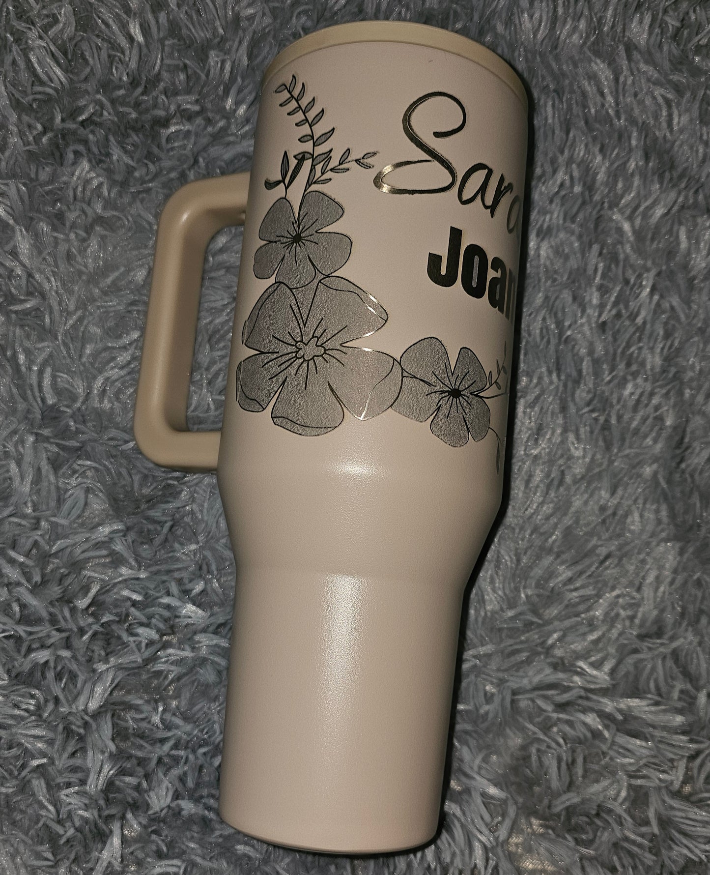 Personalized 40oz Tumbler – Laser Engraved