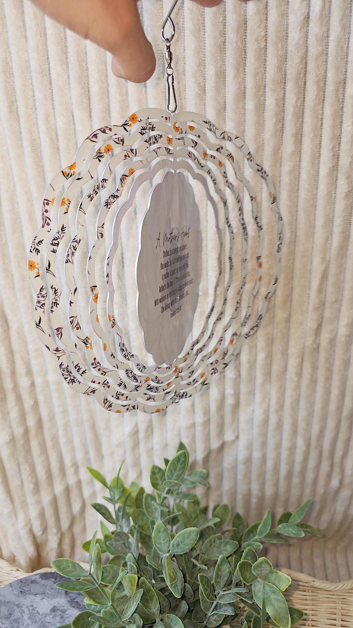 Wind Spinner – Customizable Christian Gift