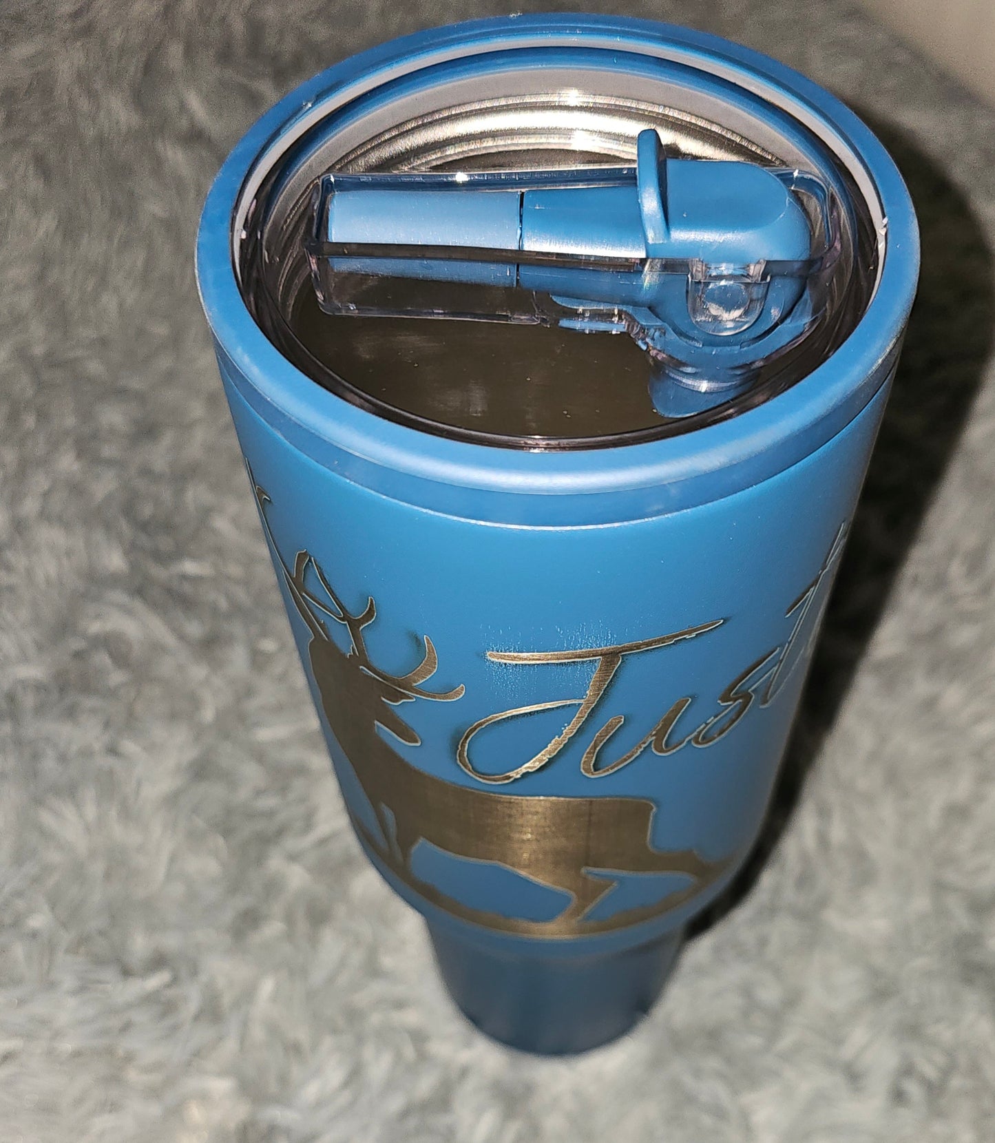 Personalized 40oz Tumbler – Laser Engraved