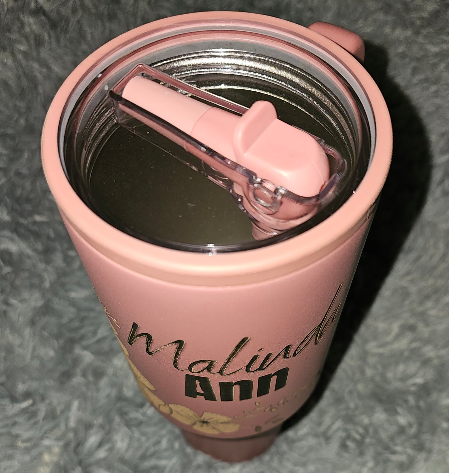 Personalized 40oz Tumbler – Laser Engraved