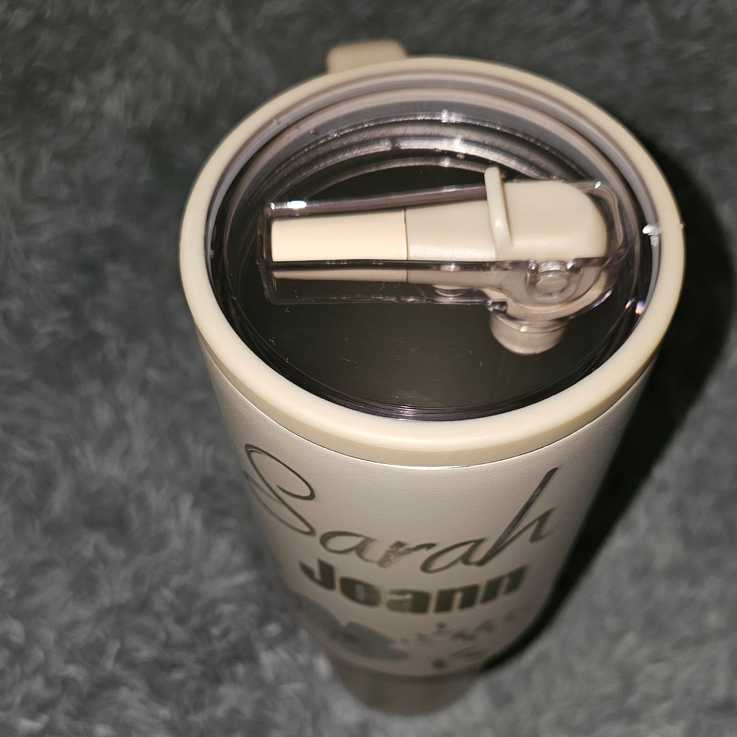 Personalized 40oz Tumbler – Laser Engraved